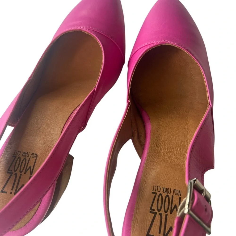 Miz Mooz Leather Slingback Pumps -Aurora Fuchsia EU 39 (US 8.5-9) - Picture 4 of 9
